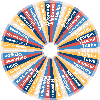 Wheel of USA States